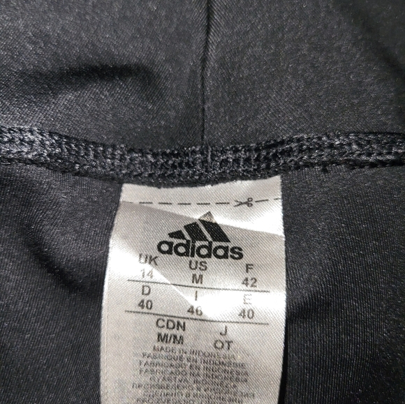 Adidas Capri Leggings Size Medium (24) Junior - Picture 3 of 3